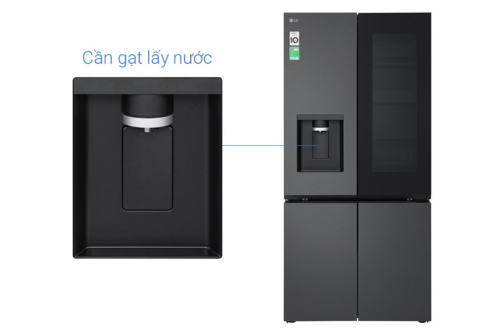 Tủ lạnh LG Inverter 576 lít Multi Door InstaView LFD58BLMAI